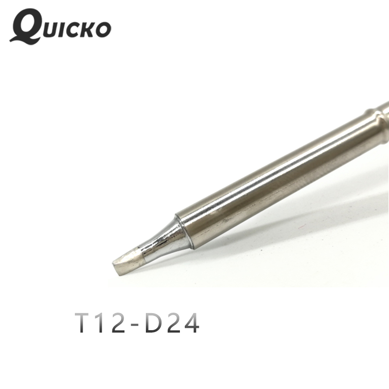 QUICKO T12-D24 D52 Shape D series Welding iron tips for FX9501/951/907 T1