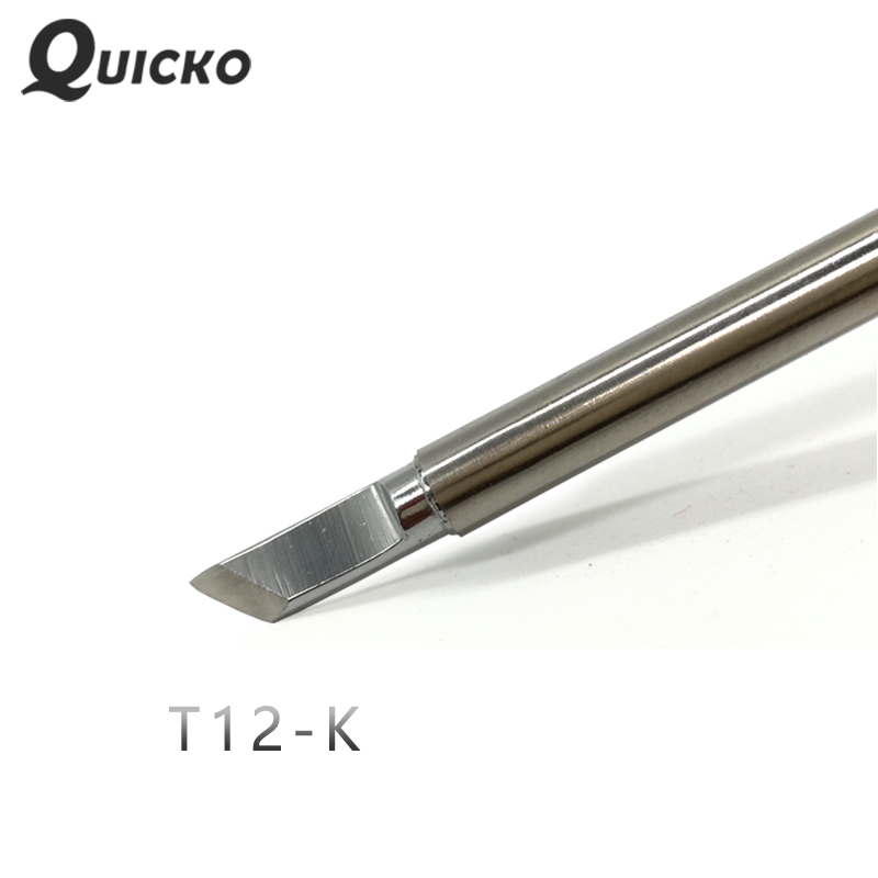 QUICKO T12-K Shape K Series Electronic Soldering Tips Iron Welding Tools 